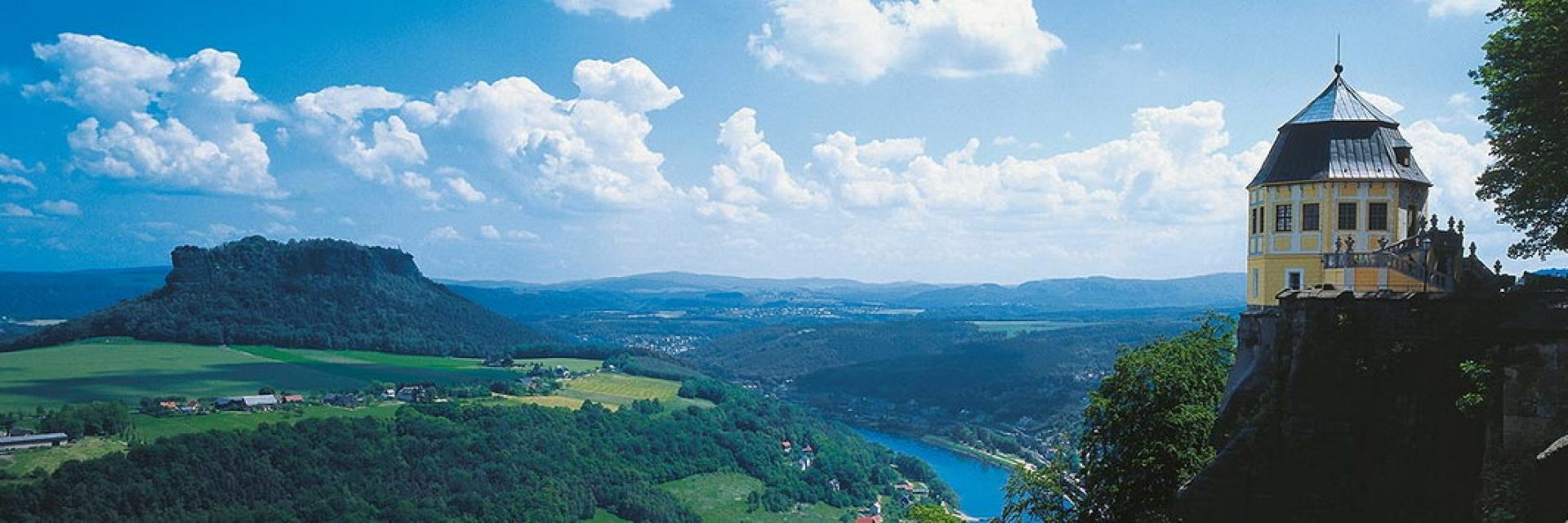 Blick in die Sächsische Schweiz